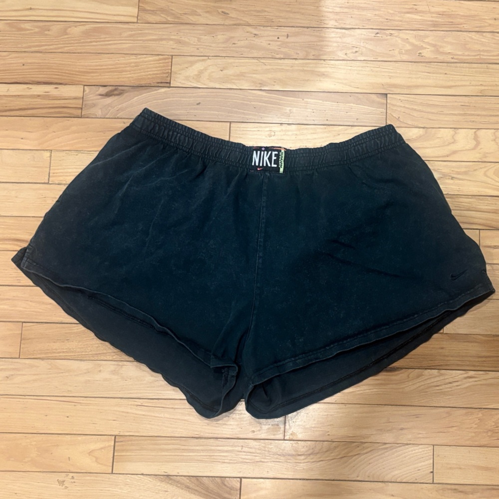 Nike Black Running Shorts with Branded Waist